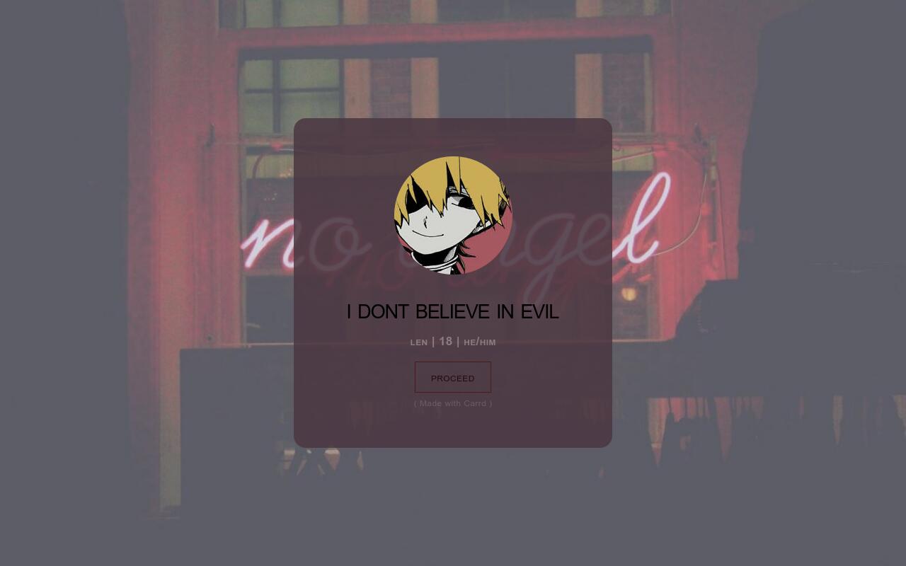 Carrd profile picture for @bipolar